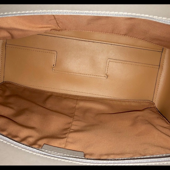 Tory Burch Large Parker Tote,Gray - Picture 3 of 3